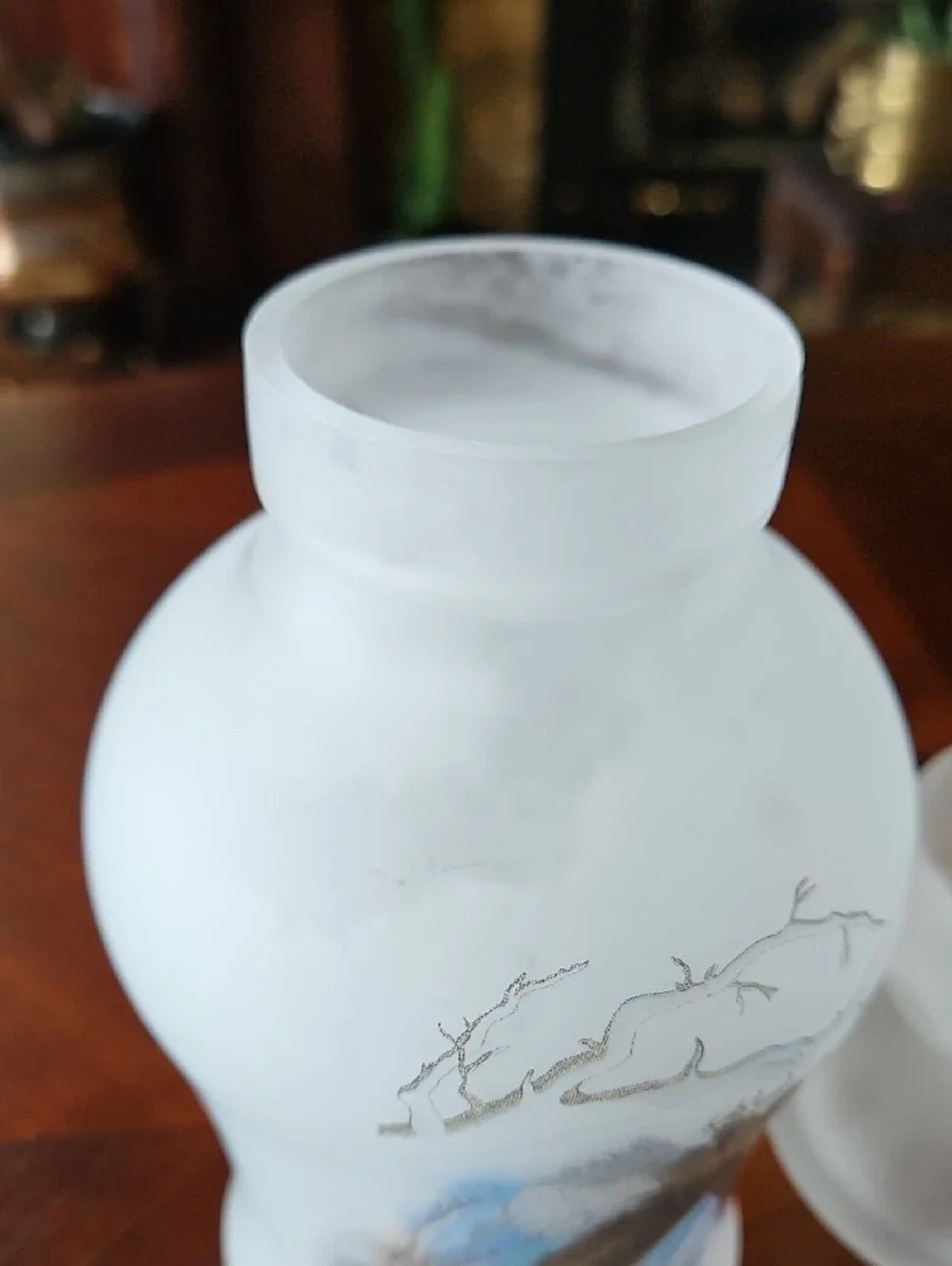 Vintage Eagle Frosted Glass Candle Lamps Set of 2 Cabin Lodge Decor Americana